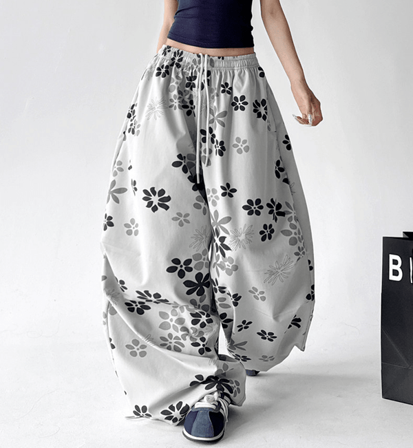 Floral Print Wide - Leg Pants - CT1931 - COPPING THREADS - CT Select