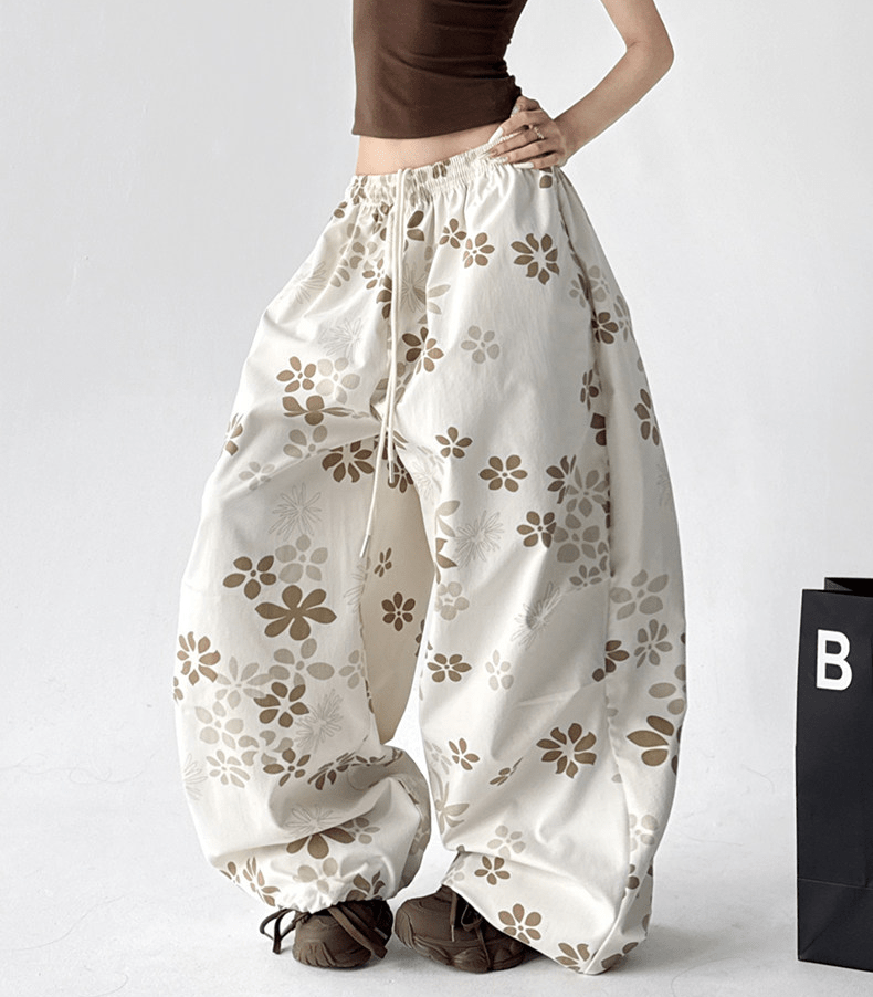 Floral Print Wide - Leg Pants - CT1931 - COPPING THREADS - CT Select