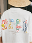 Floral Yarn Appliqué Embroidered Logo Tee - COPPING THREADS - Harsh and Cruel