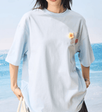 Floral Yarn Appliqué Embroidered Logo Tee - COPPING THREADS - Harsh and Cruel