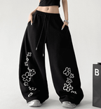 Flower Print Baggy Sweatpants - CT6686 - COPPING THREADS - CT Select