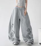 Flower Print Baggy Sweatpants - CT6686 - COPPING THREADS - CT Select