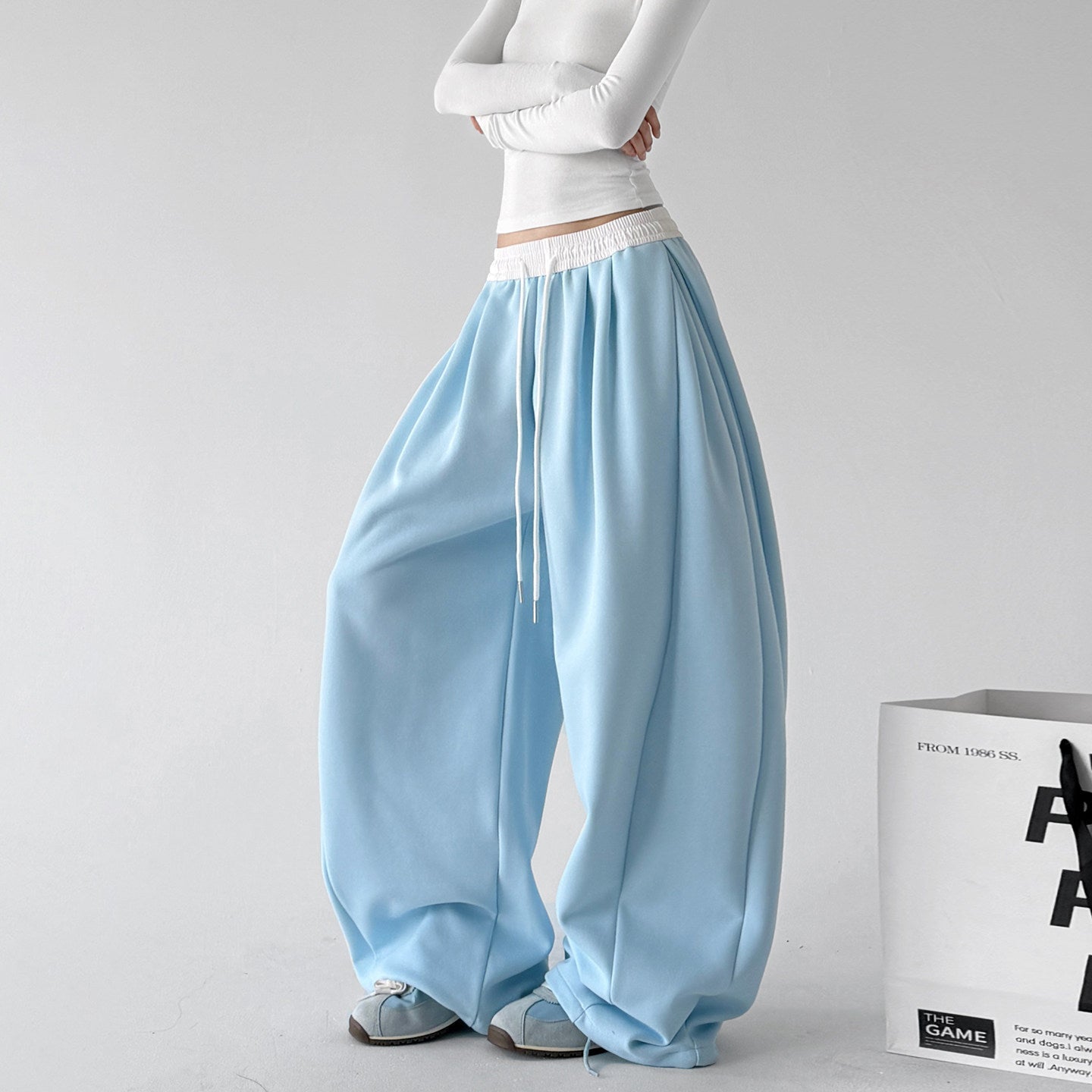Fluid Wide-Leg Sweatpants - CT66233 - COPPING THREADS - CT ORIGINALS