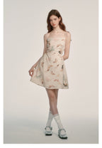 French Style Butterfly Print Cami Dress - COPPING THREADS - SUNSETPARK