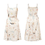 French Style Butterfly Print Cami Dress - COPPING THREADS - SUNSETPARK