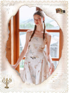 French Style Butterfly Print Cami Dress - COPPING THREADS - SUNSETPARK