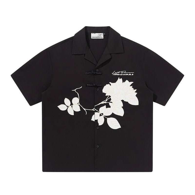 Frog Button Embroidered Shirt - COPPING THREADS - Harsh and Cruel