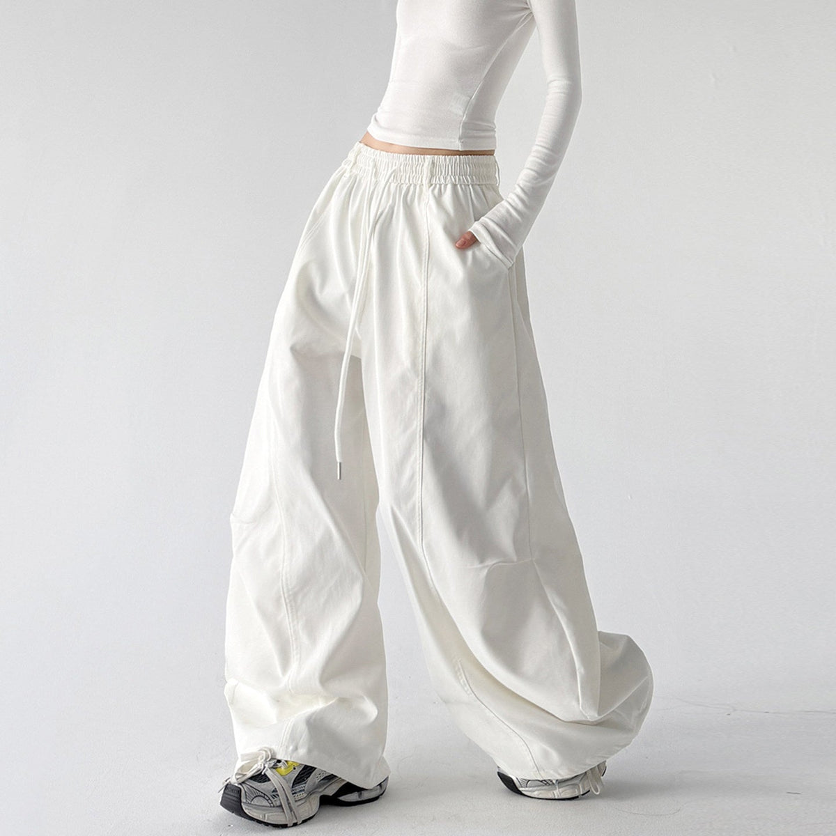 Full-Volume Wide-Leg Pants - CT7852 - COPPING THREADS - CT ORIGINALS