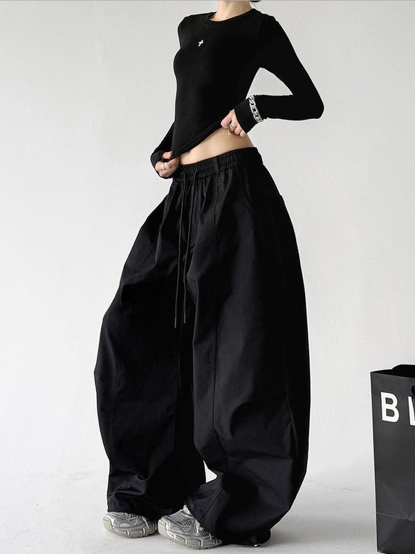 Full-Volume Wide-Leg Pants - CT7852 - COPPING THREADS - CT ORIGINALS