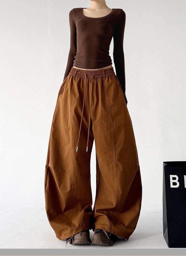 Full-Volume Wide-Leg Pants - CT7852 - COPPING THREADS - CT ORIGINALS