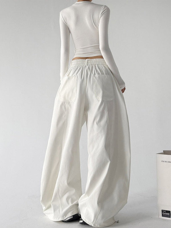 Full-Volume Wide-Leg Pants - CT7852 - COPPING THREADS - CT ORIGINALS