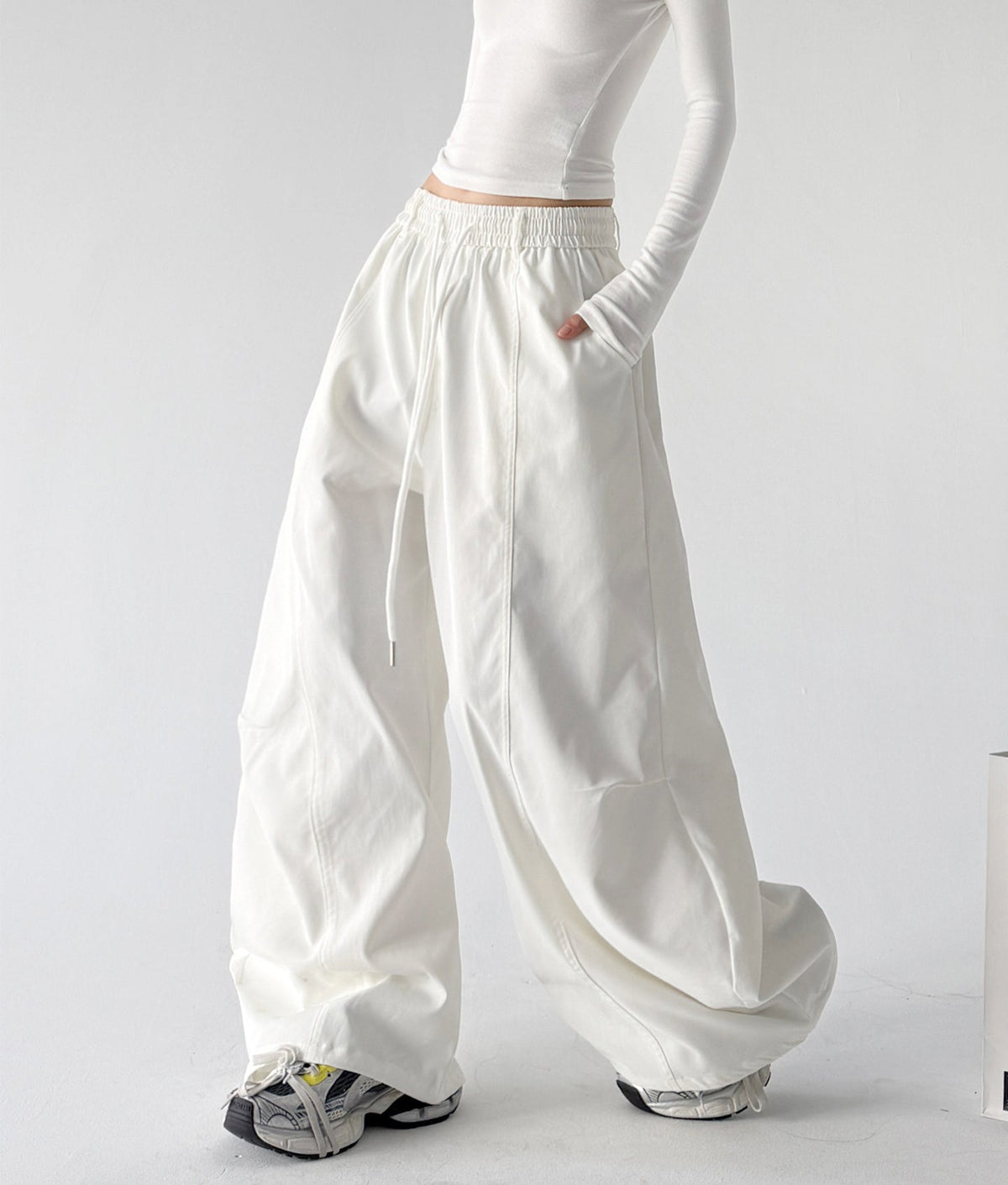 Full-Volume Wide-Leg Pants - CT7852 - COPPING THREADS - CT ORIGINALS