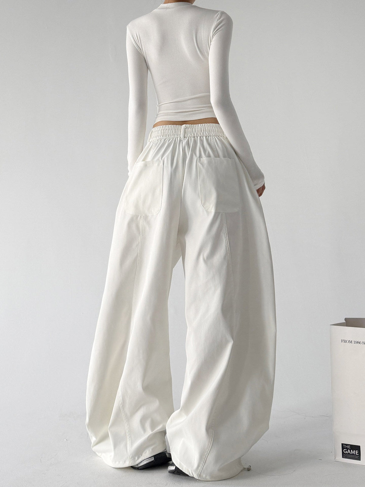 Full-Volume Wide-Leg Pants - CT7852 - COPPING THREADS - CT ORIGINALS