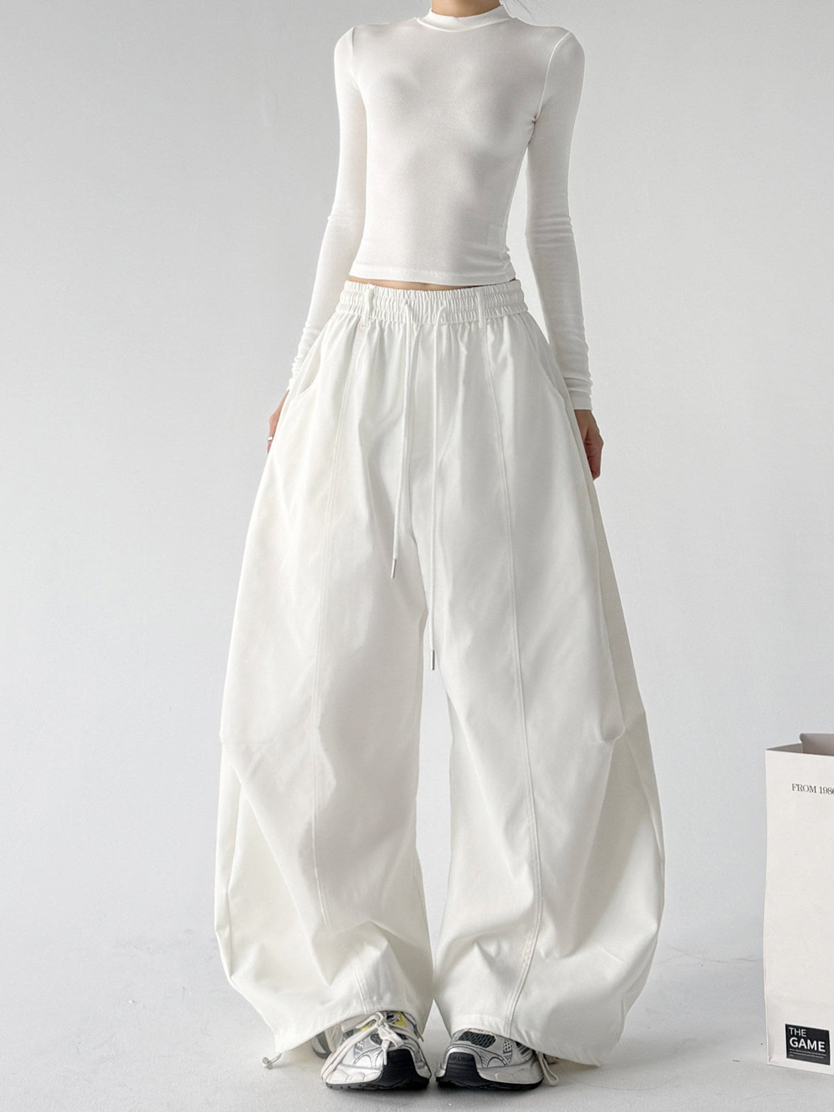 Full-Volume Wide-Leg Pants - CT7852 - COPPING THREADS - CT ORIGINALS