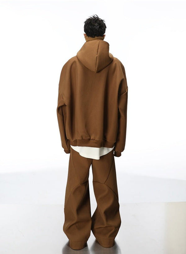 Futuristic Deconstructed Wide - Leg Casual Pants - COPPING THREADS - CT Select