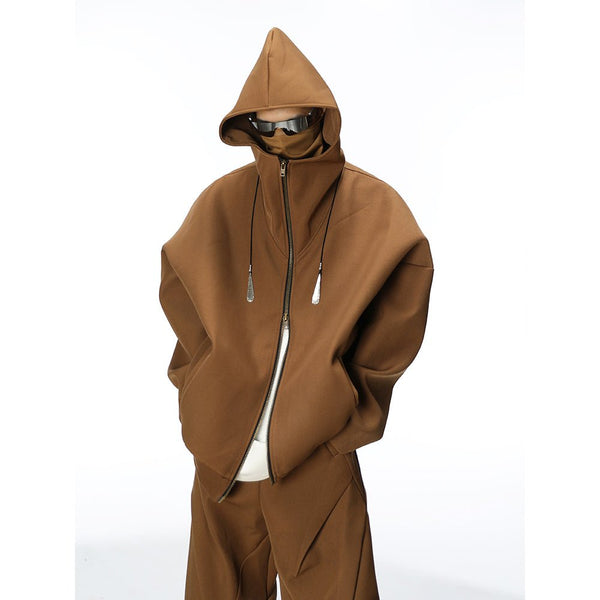 Futuristic Deconstructed Wide - Leg Casual Pants - COPPING THREADS - CT Select