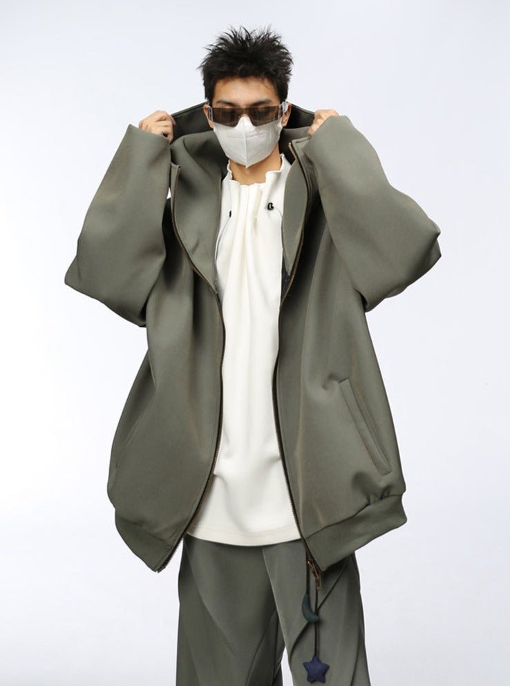 Futuristic Deconstructed Wide - Leg Casual Pants - COPPING THREADS - CT Select