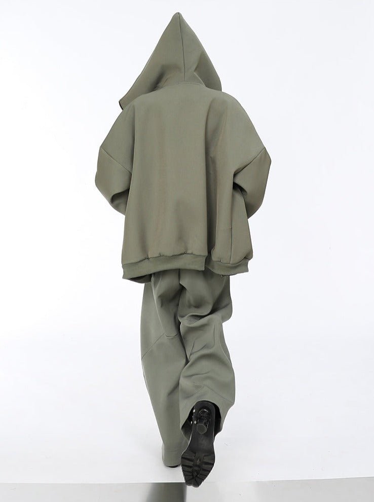 Futuristic Double Zip Hooded Jacket - COPPING THREADS - CT Select