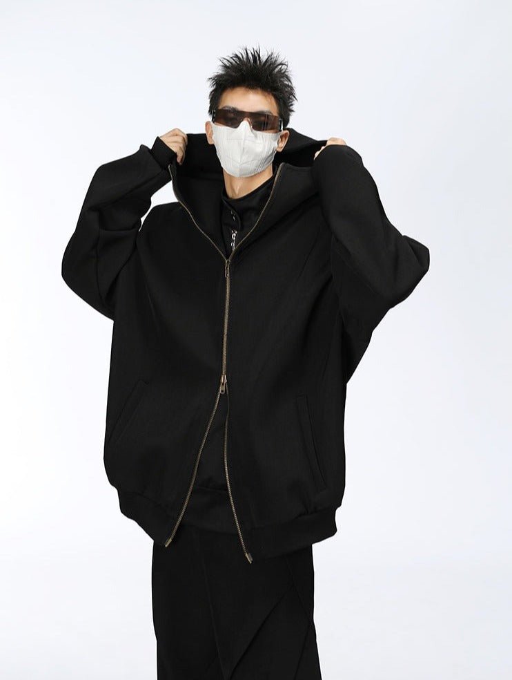 Futuristic Double Zip Hooded Jacket - COPPING THREADS - CT Select