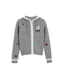 Fuzzy Trim & Embroidered Patches Knit Zip - Up Hoodie - COPPING THREADS - CT Select