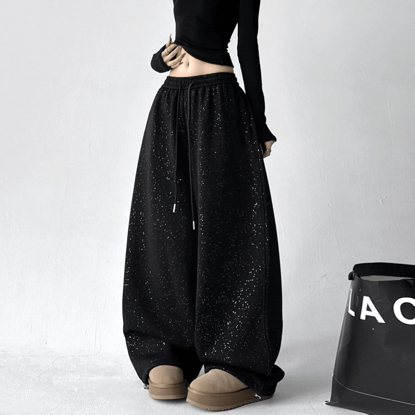 Galaxy Speckle Wide - Leg Lounge Pants - CT5638 - COPPING THREADS - CT Select