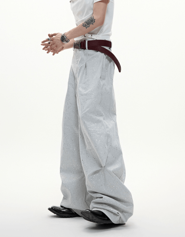 Galaxy Speckle Wide - Leg Trousers - COPPING THREADS - ArguE CulturE