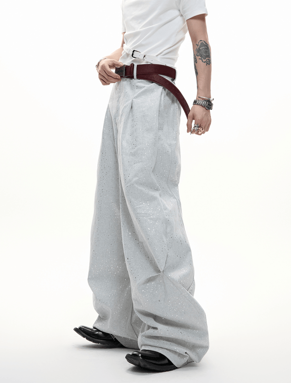 Galaxy Speckle Wide - Leg Trousers - COPPING THREADS - ArguE CulturE