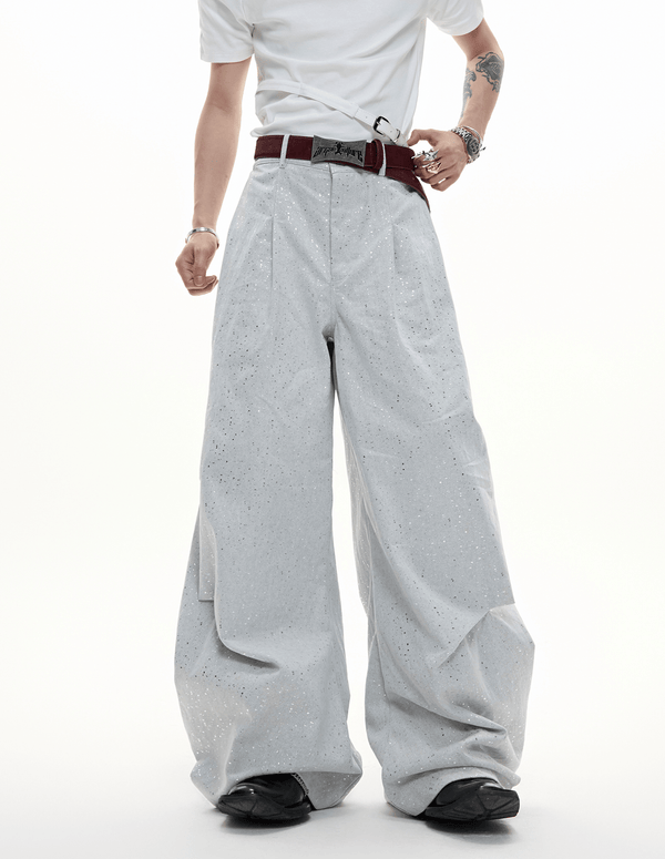 Galaxy Speckle Wide - Leg Trousers - COPPING THREADS - ArguE CulturE