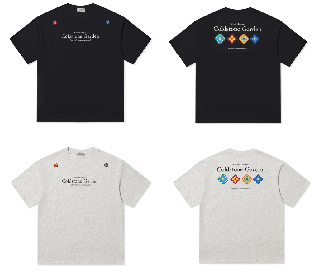 Garden Floral Emblem Graphic Tee - COPPING THREADS - Coldstone