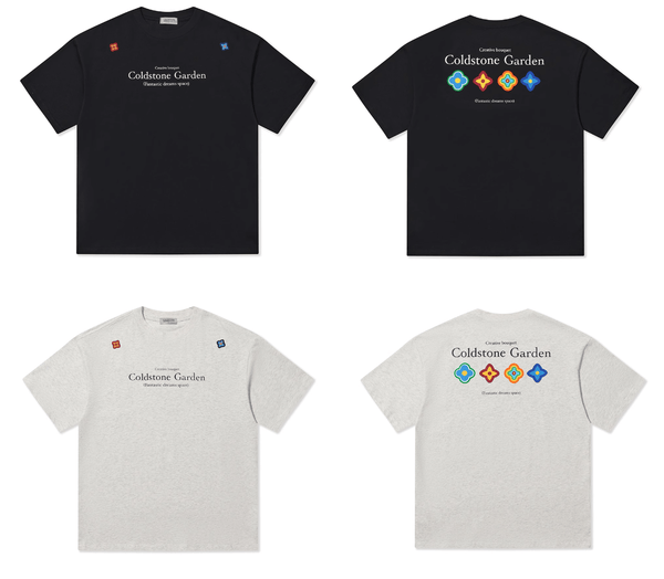 Garden Floral Emblem Graphic Tee - COPPING THREADS - Coldstone