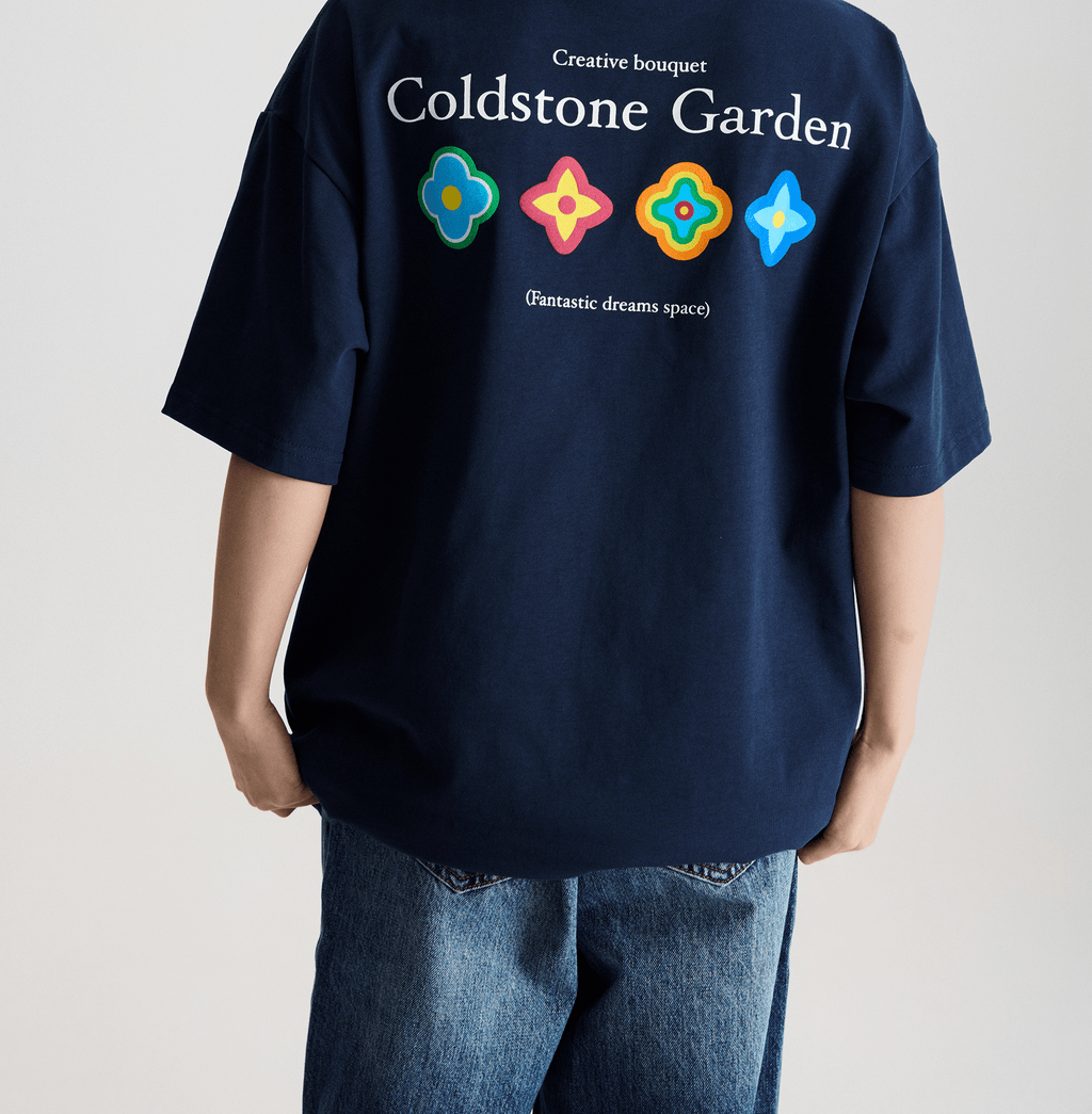 Garden Floral Emblem Graphic Tee - COPPING THREADS - Coldstone