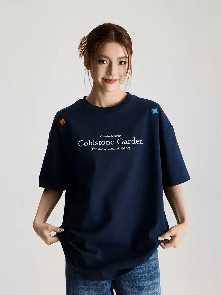 Garden Floral Emblem Graphic Tee - COPPING THREADS - Coldstone
