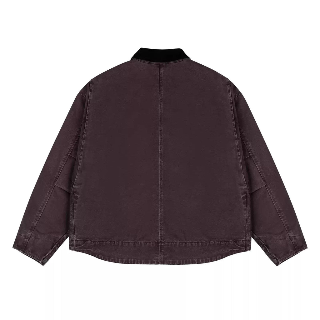 Garment-Dyed Boxy Work Jacket - COPPING THREADS - IDLT