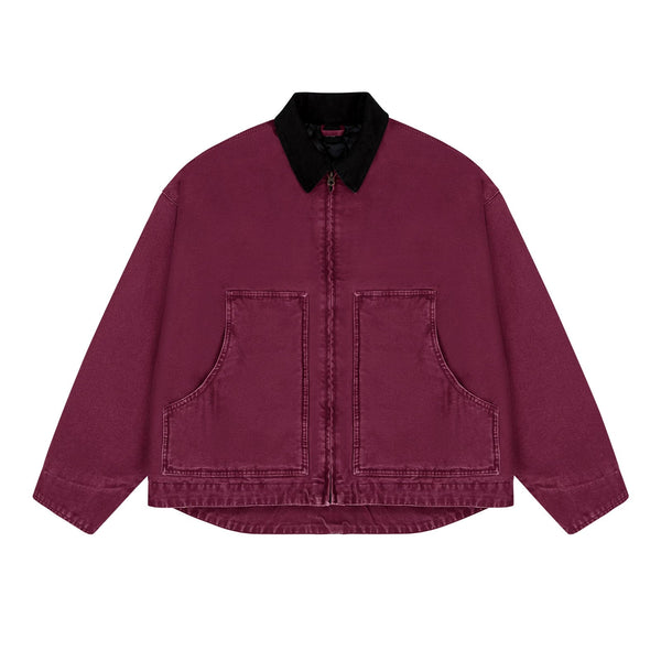 Garment-Dyed Boxy Work Jacket - COPPING THREADS - IDLT