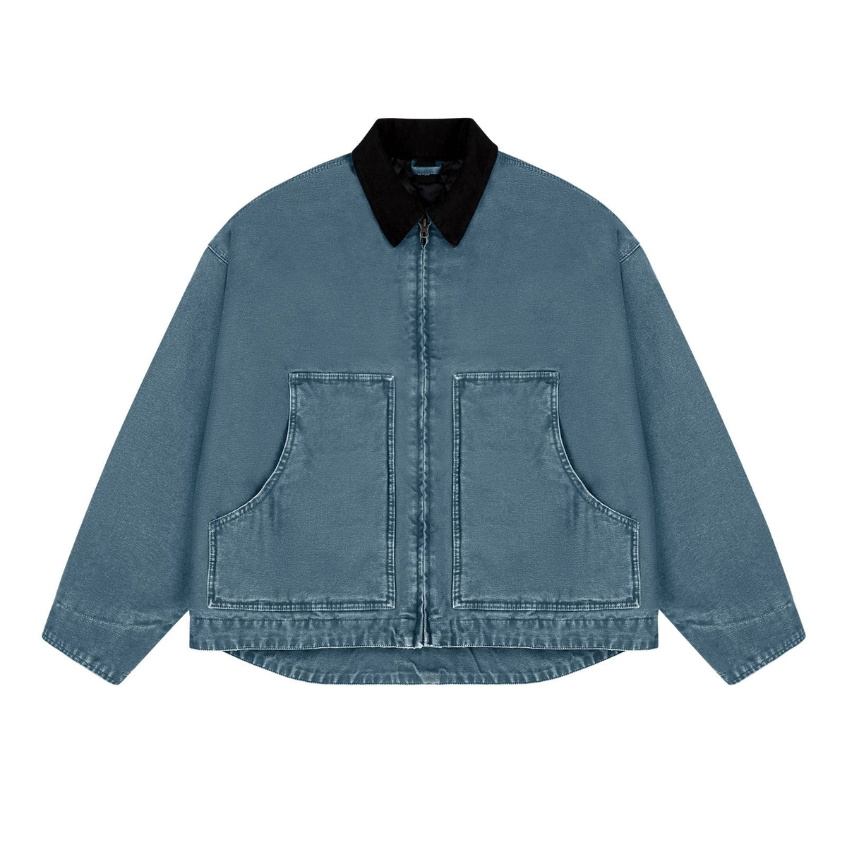 Garment-Dyed Boxy Work Jacket - COPPING THREADS - IDLT Main image