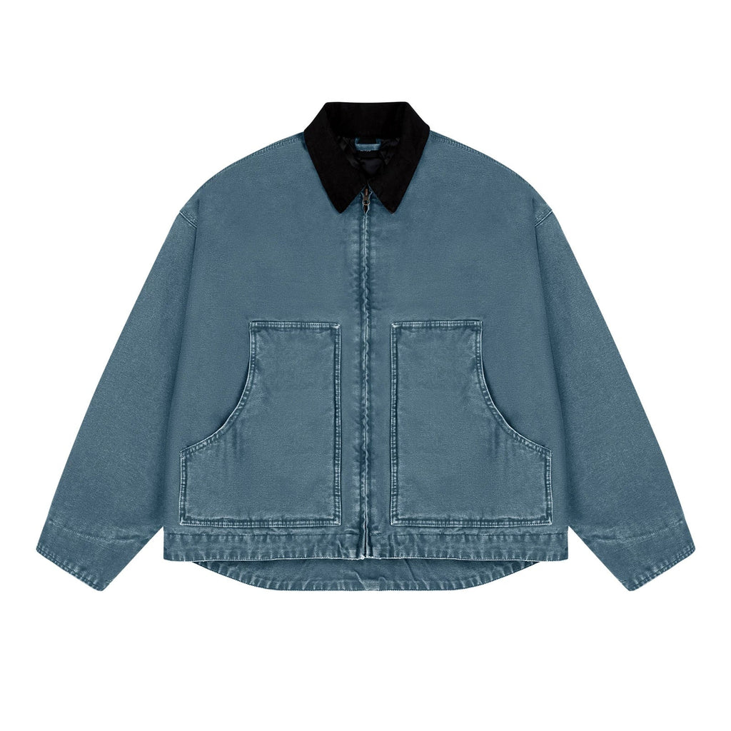 Garment-Dyed Boxy Work Jacket - COPPING THREADS - IDLT