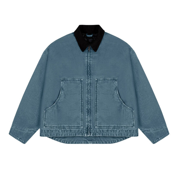 Garment-Dyed Boxy Work Jacket - COPPING THREADS - IDLT