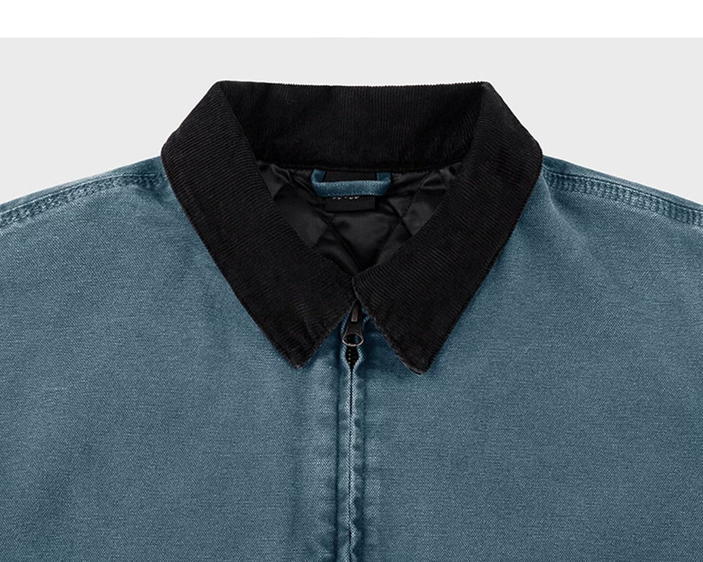 Garment-Dyed Boxy Work Jacket - COPPING THREADS - IDLT