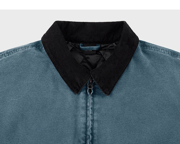 Garment-Dyed Boxy Work Jacket - COPPING THREADS - IDLT