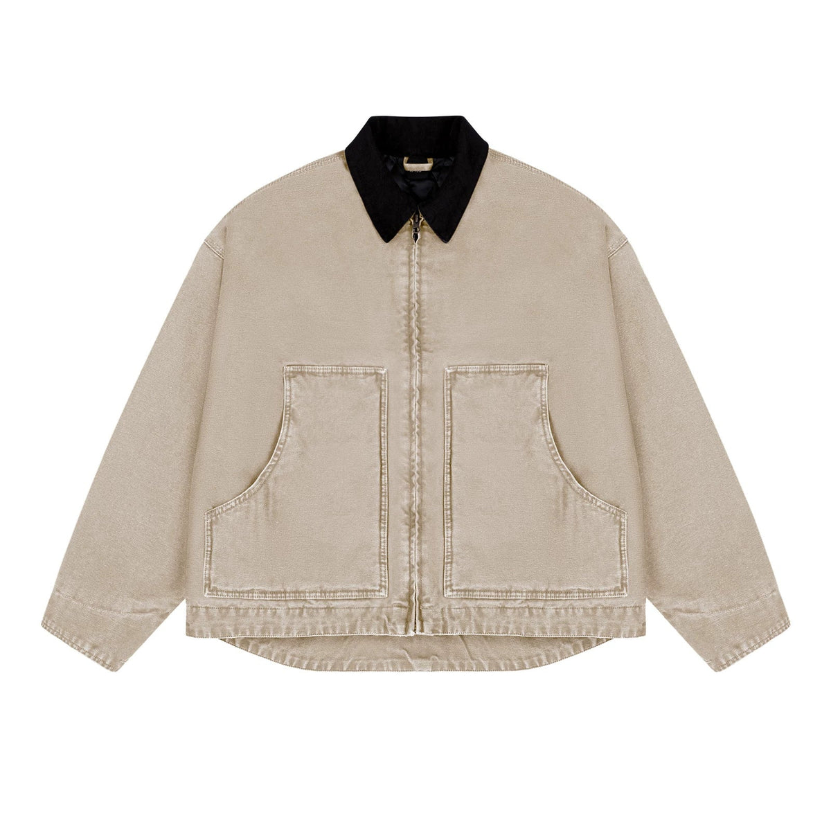 Garment-Dyed Boxy Work Jacket - COPPING THREADS - IDLT