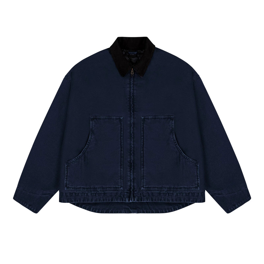 Garment-Dyed Boxy Work Jacket - COPPING THREADS - IDLT