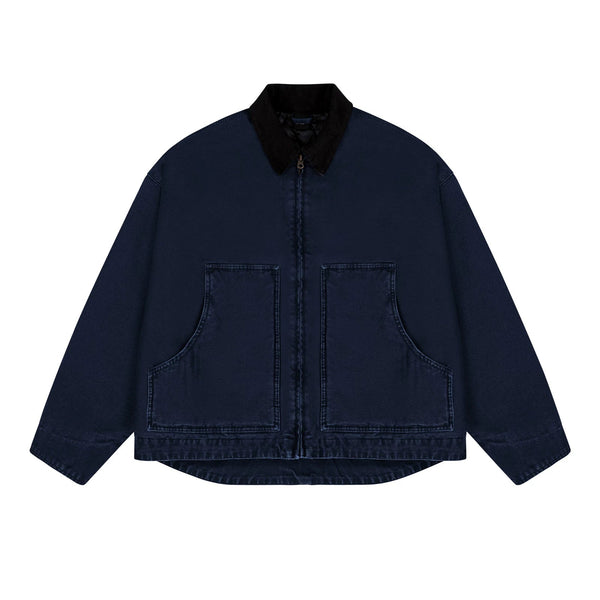 Garment-Dyed Boxy Work Jacket - COPPING THREADS - IDLT