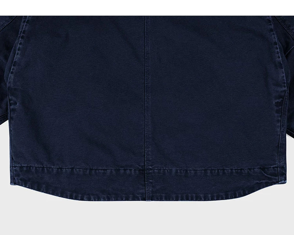 Garment-Dyed Boxy Work Jacket - COPPING THREADS - IDLT
