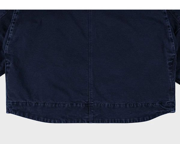 Garment-Dyed Boxy Work Jacket - COPPING THREADS - IDLT