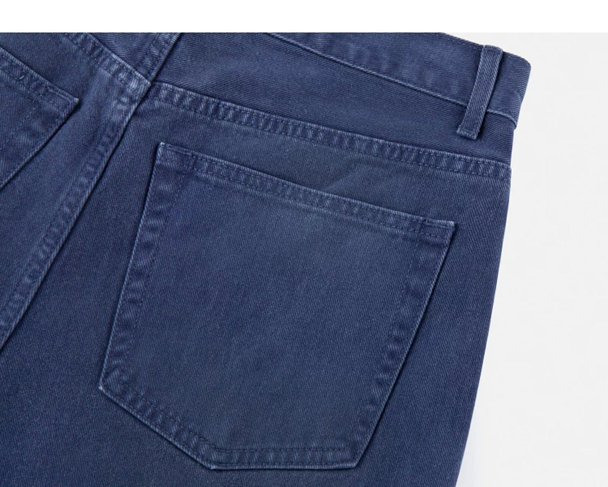 Garment-Dyed Flared Jeans - COPPING THREADS - IDLT