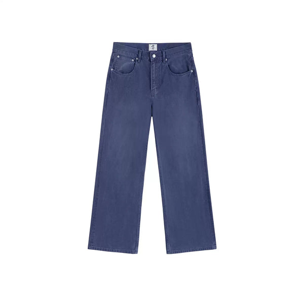Garment-Dyed Flared Jeans - COPPING THREADS - IDLT
