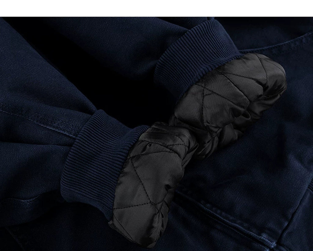 Garment-Dyed Hooded Work Jacket - COPPING THREADS - IDLT