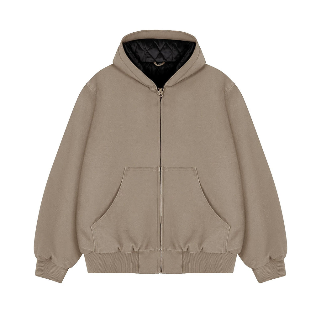 Garment-Dyed Hooded Work Jacket - COPPING THREADS - IDLT