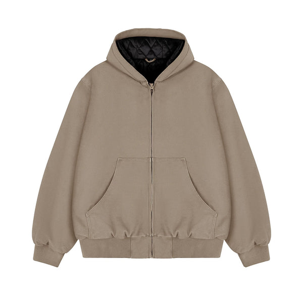 Garment-Dyed Hooded Work Jacket - COPPING THREADS - IDLT