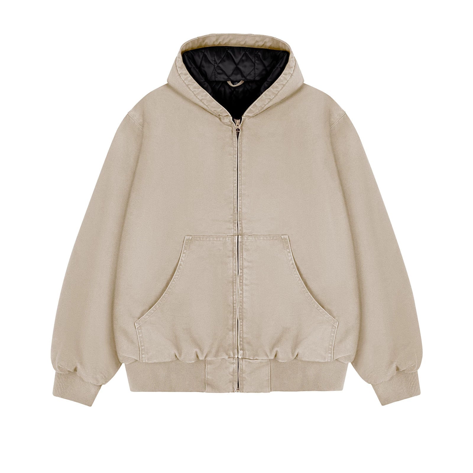 Garment-Dyed Hooded Work Jacket Secondary image